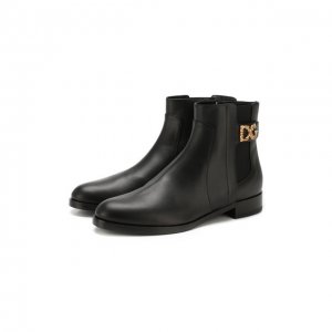 Кожаные ботинки Rodeo Dolce & Gabbana. Цвет: чёрный