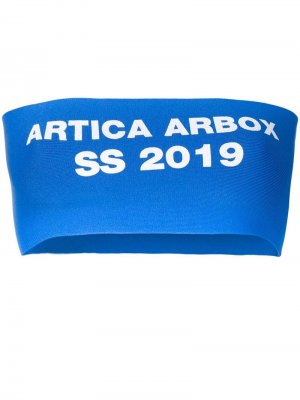 Топ бандо с логотипом Artica Arbox. Цвет: синий
