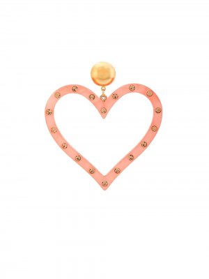 Декорированные серьги в форме сердца Rachel Comey