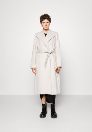 Классическое пальто SLFROSA COAT , меланжевый песочный Selected Femme. Цвет: бежевый
