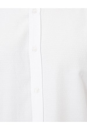 Классическая рубашка Slim Fit с длинными рукавами и воротником-стойкой , белый Koton