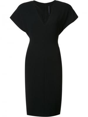 Приталенное платье с широкими рукавами Gareth Pugh. Цвет: чёрный