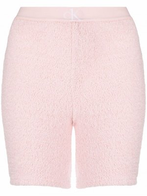 Пижамные шорты с логотипом Calvin Klein Underwear. Цвет: розовый