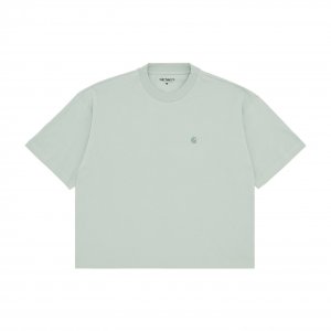 W' S/S Chester T-Shirt CARHARTT. Цвет: зеленый