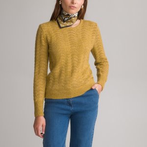 Пуловер LaRedoute. Цвет: желтый