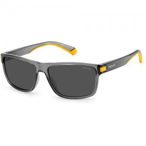 Солнцезащитные очки Polaroid. Цвет: серый