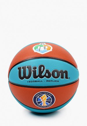 Мяч баскетбольный Wilson BS SIBUR ECO BALL Replica  29.5. Цвет: разноцветный