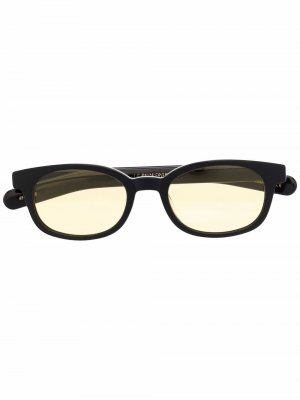 Солнцезащитные очки Le Bucheron в квадратной оправе FLATLIST. Цвет: черный