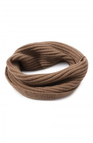 Кашемировый шарф-снуд Brunello Cucinelli. Цвет: бежевый