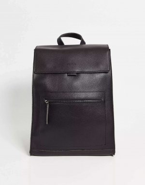 Черный рюкзак с квадратным верхом Fenton