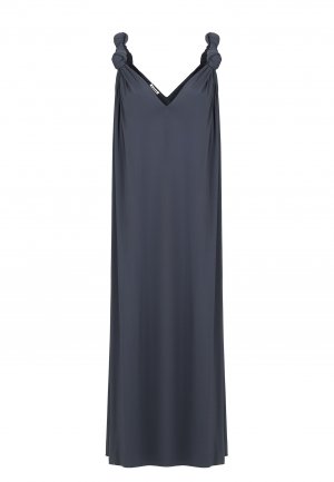 Платье JIL SANDER. Цвет: синий