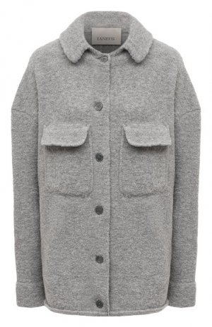 Шерстяная куртка Laneus. Цвет: серый
