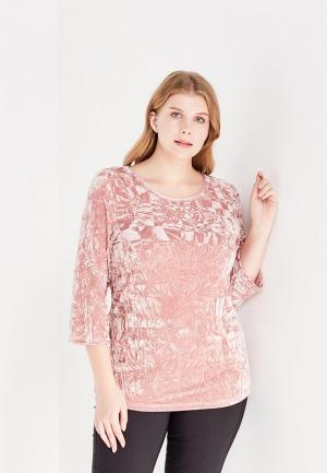 Блуза Emoi Size Plus. Цвет: розовый