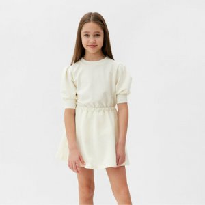 Комплект одежды , размер 134, белый Minaku. Цвет: белый/молочный