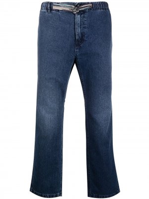 Укороченные джинсы с кулиской Missoni. Цвет: синий