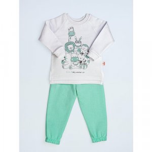 Пижама , размер 110, зеленый Маленький принц. Цвет: зеленый