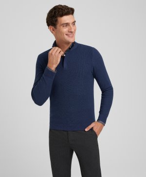 Пуловер трикотажный KWL-0889 LNAVY HENDERSON. Цвет: синий