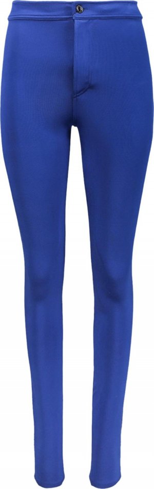 Брюки Slim Fit Silk Jersey Pants 'Bleu Roi', синий Saint Laurent