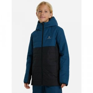 Куртка утепленная для мальчиков Nordway, размер 158/164, черный NORDWAY. Цвет: черный/черный-зеленый