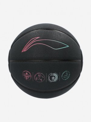 Мяч баскетбольный , Черный Li-Ning. Цвет: черный