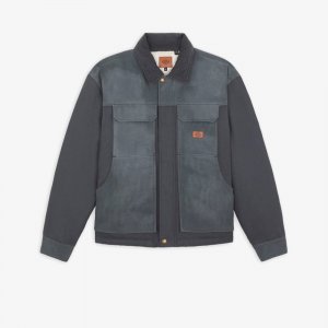 Куртка Lucas Waxed Pocket Front Jacket 'Charcoal Grey' , серый Dickies. Цвет: серый
