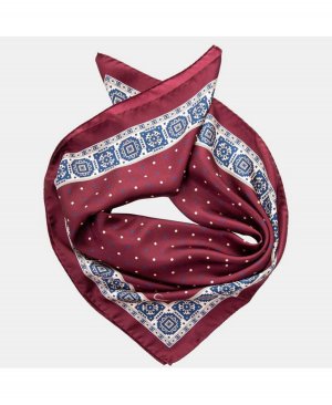Бергамо – шелковый шейный платок для мужчин Elizabetta
