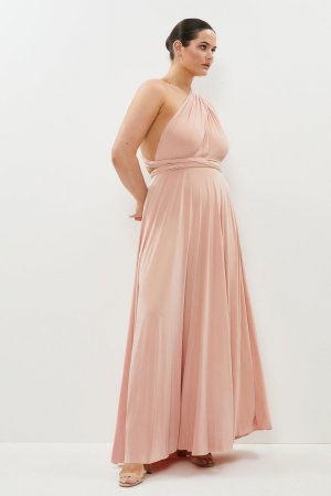 Платье макси из многоцветного джерси больших размеров, розовый Coast