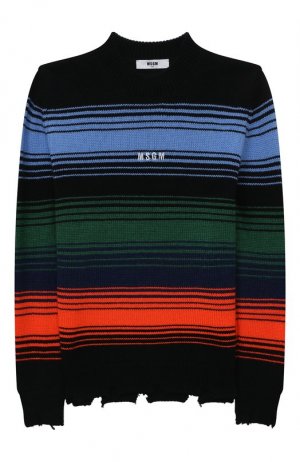 Пуловер MSGM kids. Цвет: разноцветный