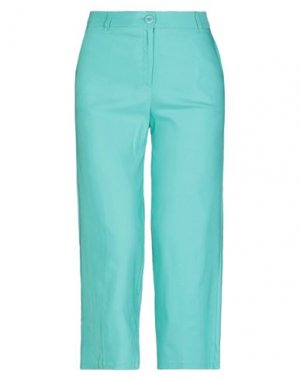 Укороченные брюки CAFèNOIR. Цвет: зеленый