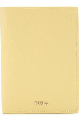 Кожаная обложка для паспорта с отделениями кредитных карт Furla. Цвет: коричневый