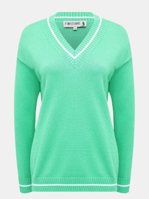 Пуловеры Finisterre. Цвет: зеленый