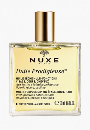 Масло для лица Nuxe , тела и волос, сухое HUILE PRODIGIEUSE, 50 мл. Цвет: прозрачный