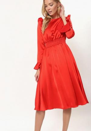 Платье Tutto Bene. Цвет: красный