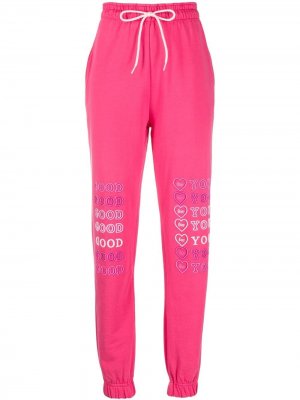 Спортивные брюки с принтом IRENEISGOOD. Цвет: розовый