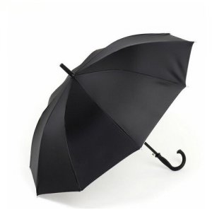 Зонт - трость полуавтоматический Gordon, 8 спиц, R = 50 см, цвет чёрный Queen fair