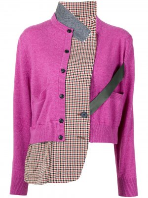 Деконструированная куртка Kolor. Цвет: розовый