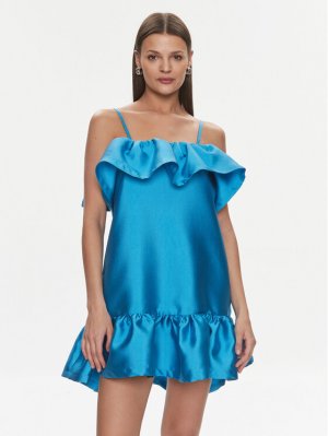 Коктейльное платье стандартного кроя , синий Silvian Heach