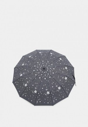 Зонт складной Finn Flare. Цвет: серый
