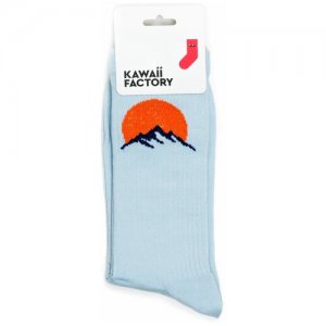 Носки с машиной Socks 40-45 Kawaii Factory. Цвет: красный
