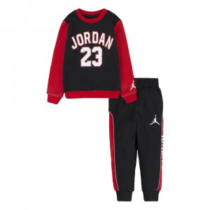 Костюм для малышей Air 23 Crew Set Jordan. Цвет: черно-красный