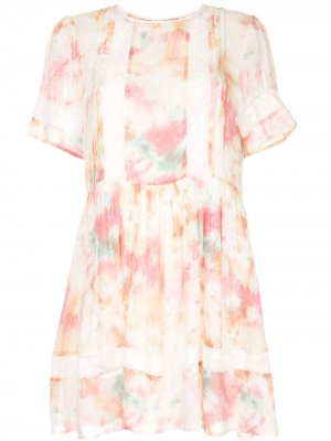Платье мини Lumi Wren с кружевными вставками AUGUSTE. Цвет: разноцветный