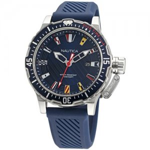 Наручные часы NAPGLF001 Nautica. Цвет: синий