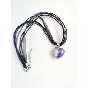 Чокер Heart of stone подарок, аметист, фиолетовый ENJOY. Цвет: фиолетовый/фиолетовый-белый
