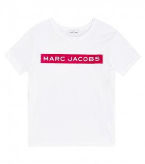 Футболка из хлопкового джерси с логотипом , белый Marc Jacobs
