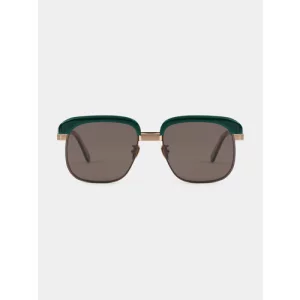 Солнцезащитные очки, зеленый Projekt Produkt. Цвет: зеленый/зелeный