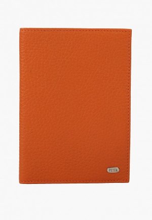 Обложка для паспорта Petek. Цвет: оранжевый