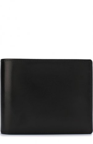 Кожаное портмоне с отделениями для кредитных карт Zilli. Цвет: чёрный