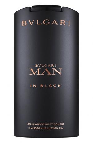 Шампунь гель для душа Man In Black BVLGARI. Цвет: бесцветный