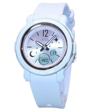 Baby-G Moon And Star Series Аналоговые цифровые часы из смолы с фиолетовым циферблатом Кварцевые женские BGA-290DS-2A 100M Casio