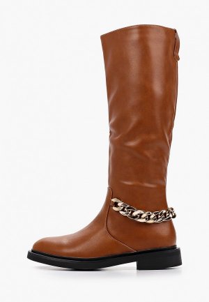 Сапоги Ideal Shoes. Цвет: коричневый